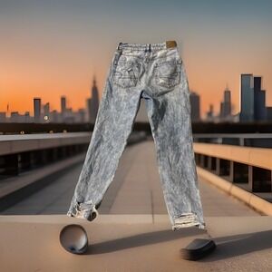 American‎ Eagle Comfort Stretch Waistband Mom Jean Distressed Destroyed Jeans 2